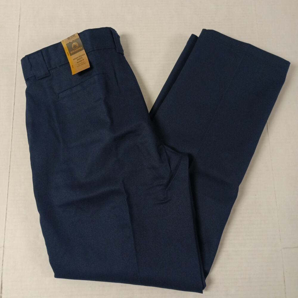 Brahma‎ Men's Work Tough Pants Durable Size 36x34 Blue